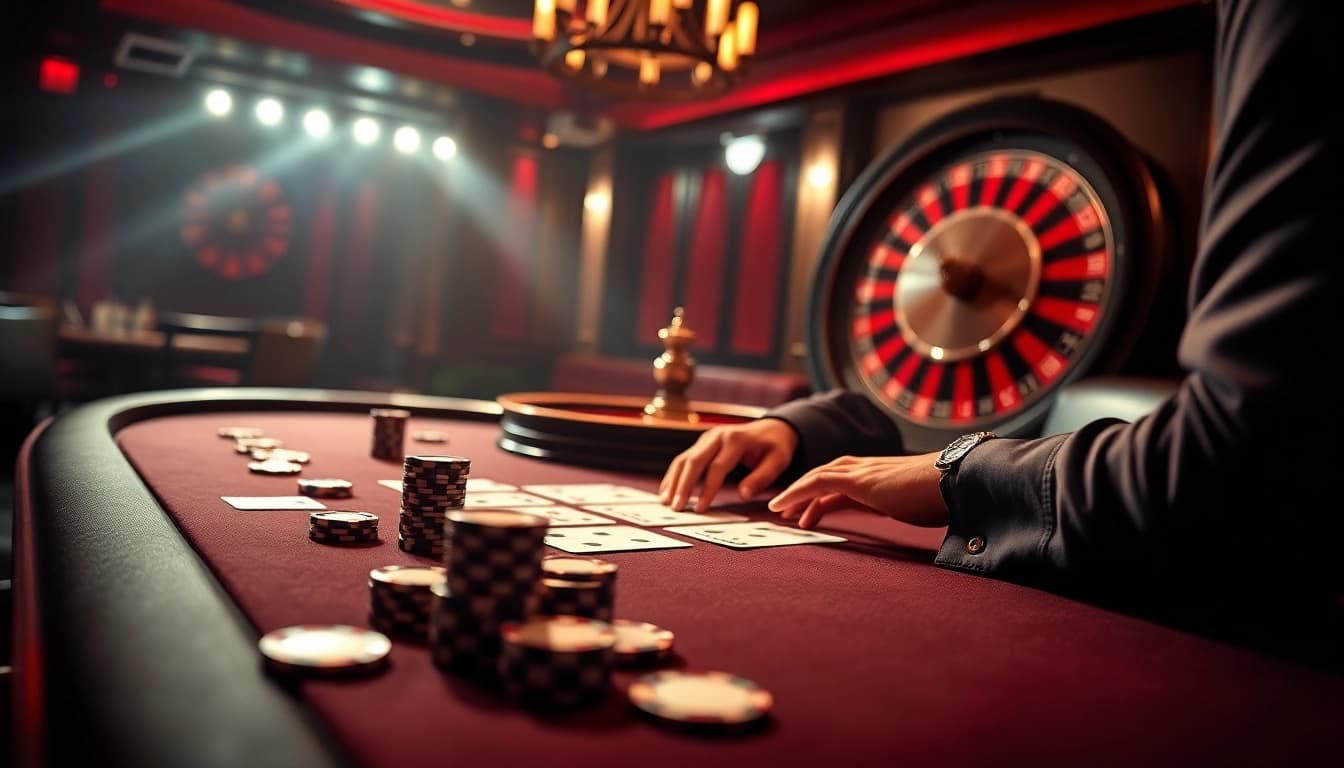 S88 nhà cái delivering an exciting poker experience in a luxurious casino setting.