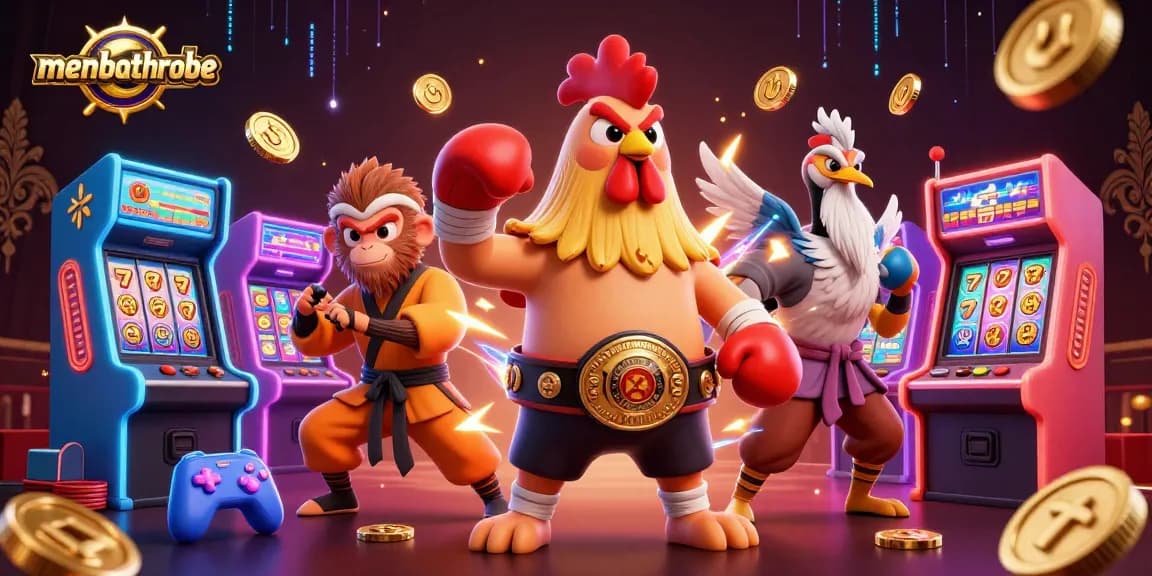 Menbathrobe menawarkan pengalaman kasino dengan simbol slot, kemenangan besar, dan petualangan seru.