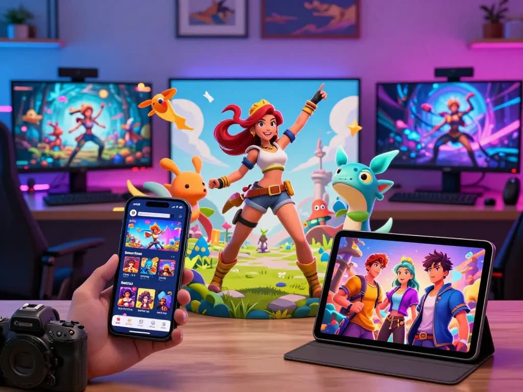 Explore vibrant online porn games featuring diverse characters in playful fantasy settings.
