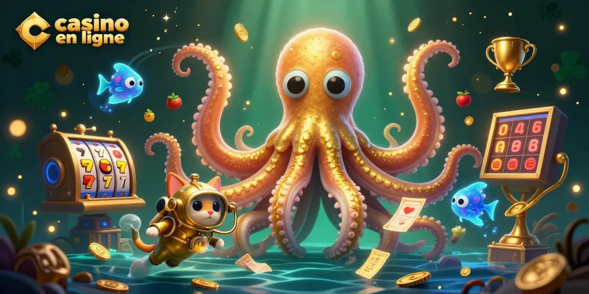 Casino en ligne : profitez des gains autour d'un kraken légendaire et de jeux palpitants.