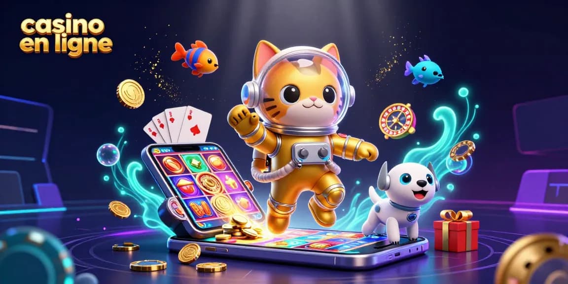 Gagnez votre expérience au casino en ligne avec ce chat astronaute et son robot compagnon parmi les jeux de hasard