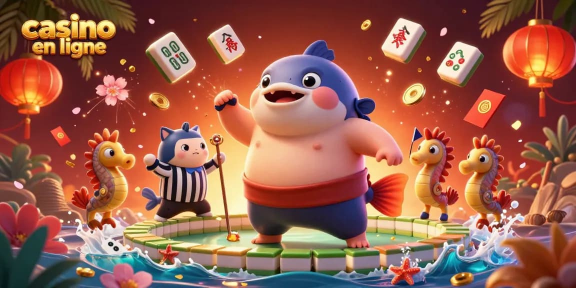 Vivez l'excitation des casinos en ligne avec ce fugu dans un ring sous-marin.