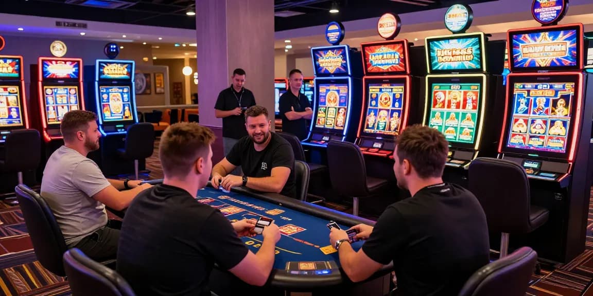 Experience thrilling gameplay at mastercard casinos with vibrant slot machines and friendly dealers.