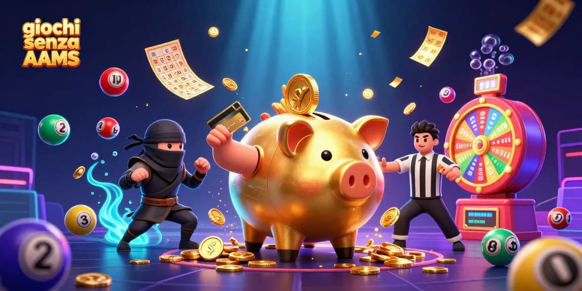 Scopri i giochi senza AAMS con una scatola magica e monete volanti in questo entusiasmante casinò.