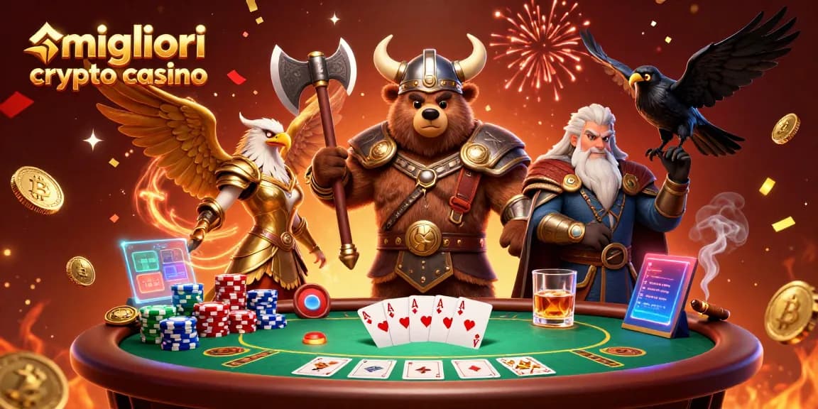 Gioca nei migliori crypto casino con slot e tavoli di poker avvincenti.