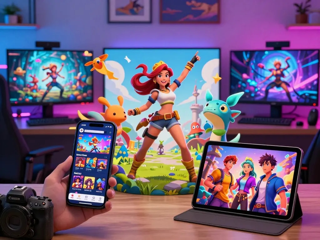 Explore vibrant online porn games featuring diverse characters in playful fantasy settings.