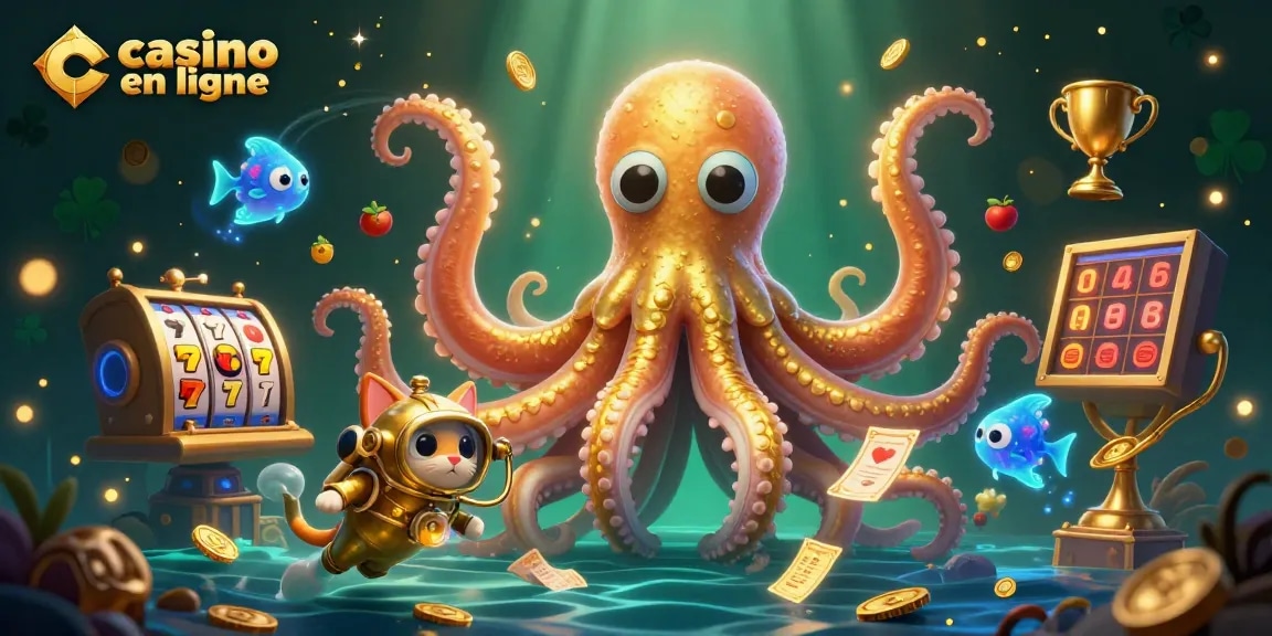 Casino en ligne : profitez des gains autour d'un kraken légendaire et de jeux palpitants.