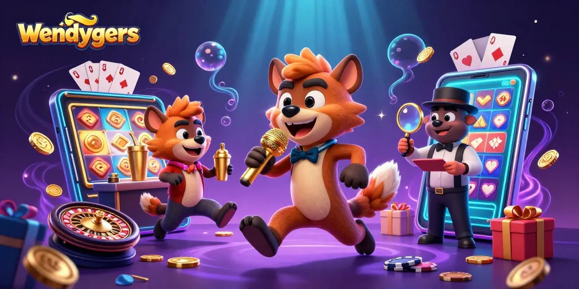Jelajahi slot gacor di wendygers dengan hyena komedi dan permainan yang menarik.