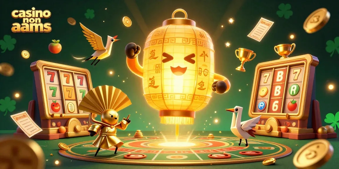 Visualizza il fascino del casino non AAMS con simboli fortunati e giochi con elementi dinamici.