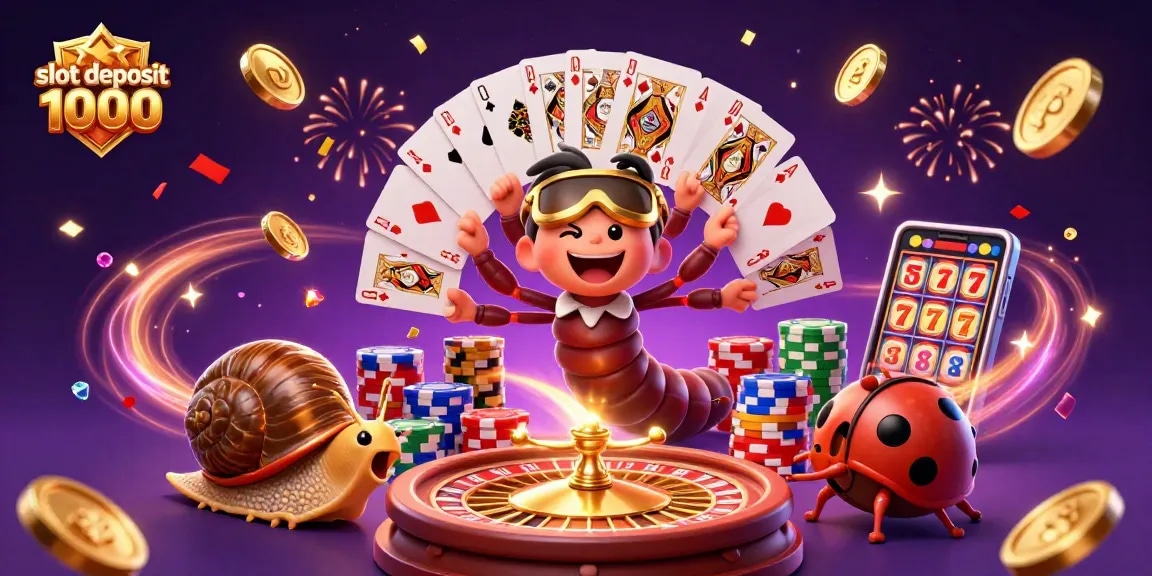 Menggandakan peluang dengan slot deposit 1000 di kasino digital yang meriah.