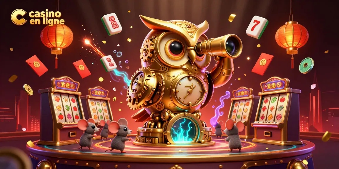 Découvrez l'animation pétillante du casino en ligne avec des symboles et des personnages fascinants.
