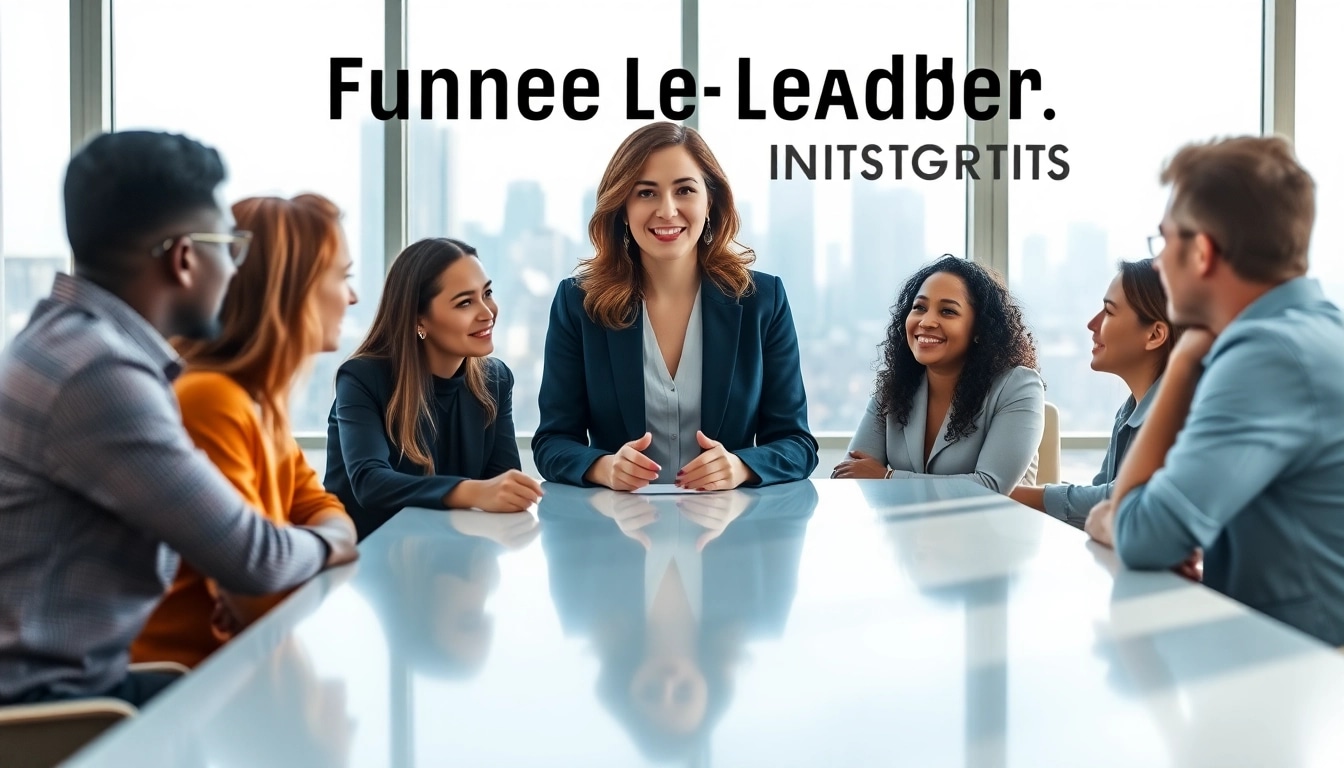 Dynamic discussion showcasing founder leadership insights in a diverse team setting.