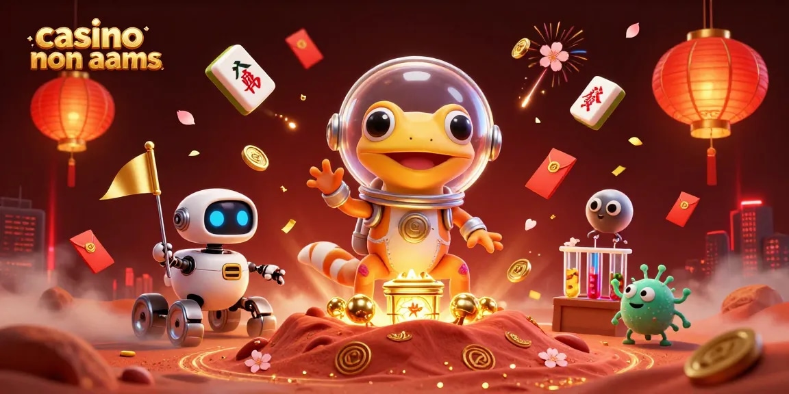 Gioca ai casino non AAMS in un vibrante ambiente creativo, con dettagli festivi e avvincenti.