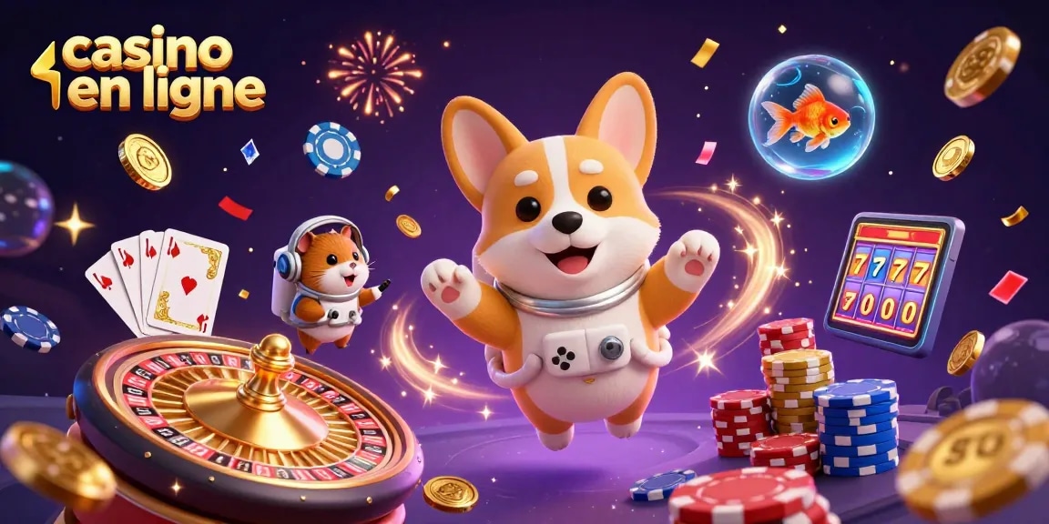 Améliorez votre expérience de casino en ligne avec un corgi astronaute et un hamster de mission.
