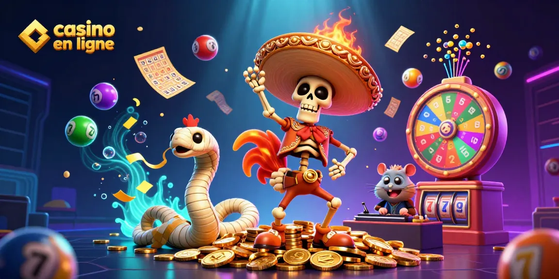 Plongez dans l'univers du casino en ligne avec une danse dynamique de personnages inoubliables sur une mer de pièces d'or.