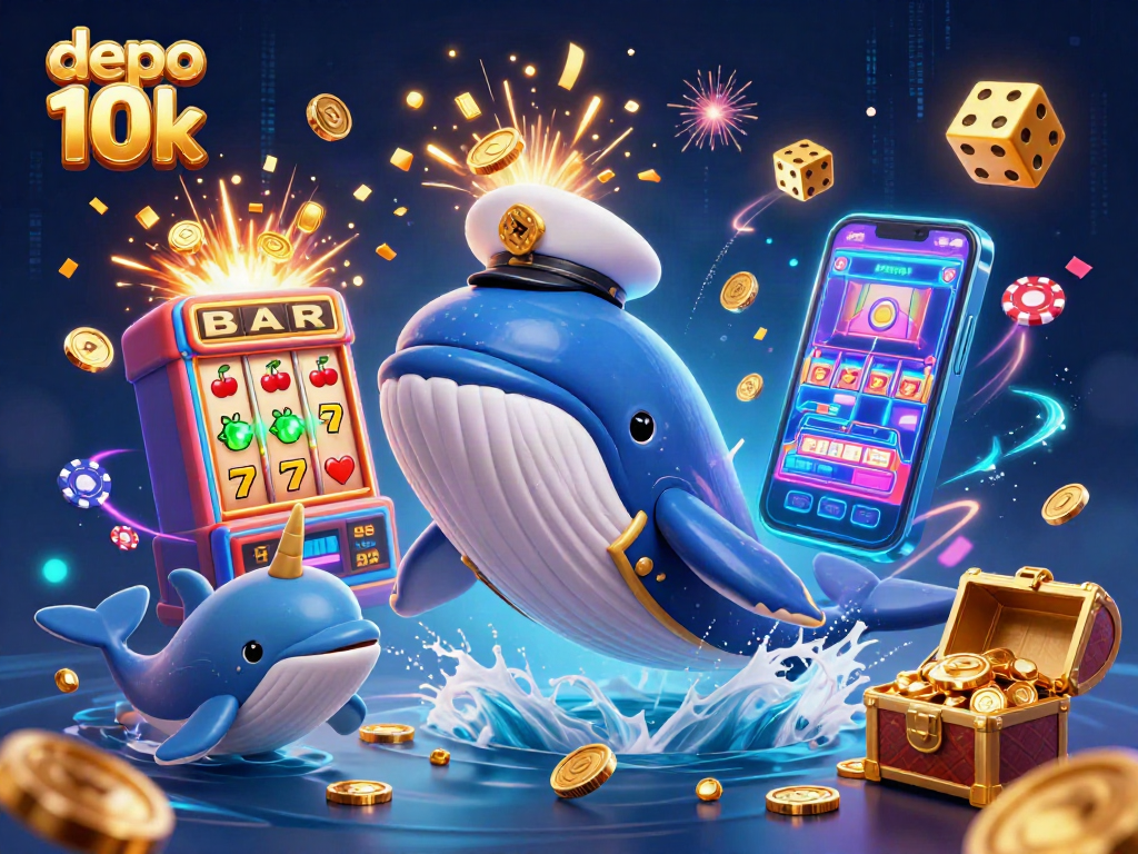 Experience exciting wins with depo 10k in a vibrant casino adventure scene full of thrilling elements.