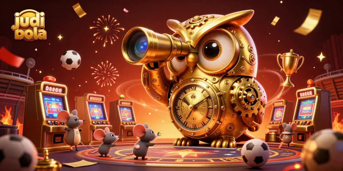 Experience thrilling judi bola action amidst stunning 3D digital art filled with sports elements