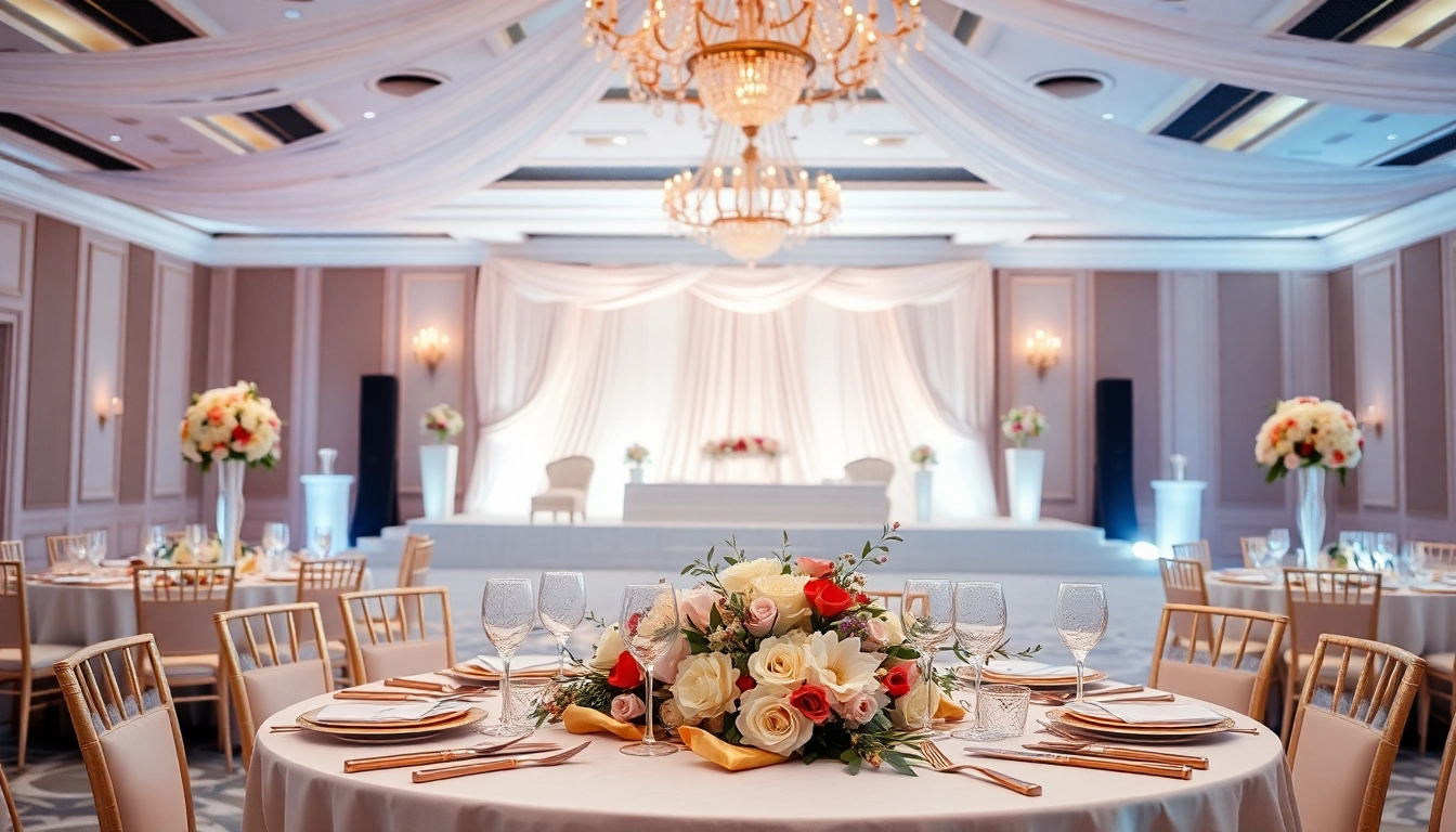 Experience the enchanting Wedding Event Space Jacksonville, showcasing exquisite decorations and ambiance.