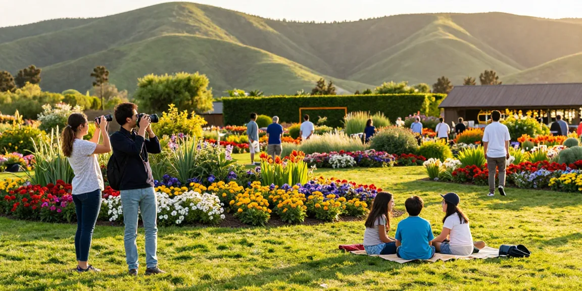 Explore the vibrant flowers at https://www.thecapayvalleygardentour.com during the seasonal tours.