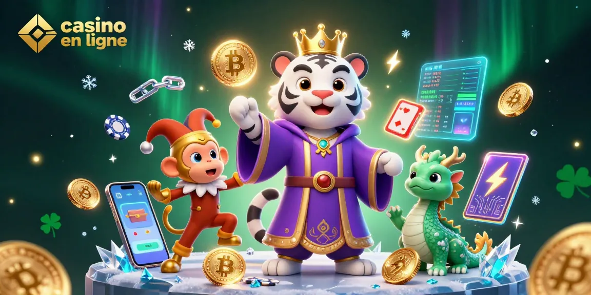 Jouez au casino en ligne avec des personnages animés captivants et des éléments de jeu dynamique.