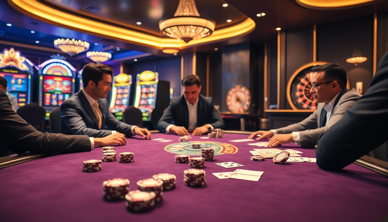Vivez l'excitation de gagner au meilleure casino en ligne avec une action de poker et de roulette vibrante.