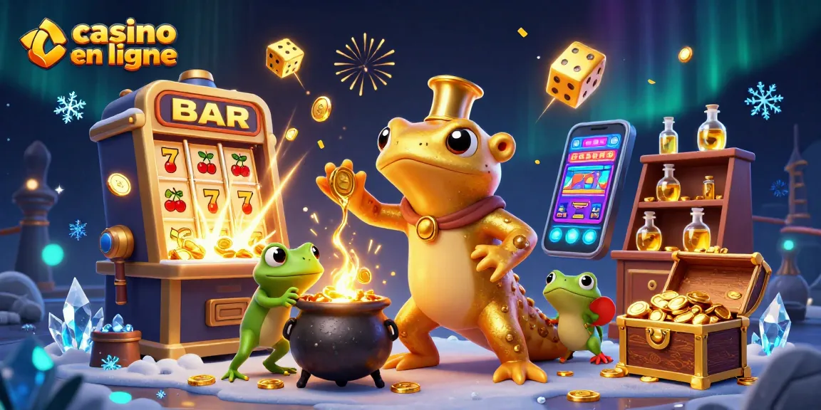 Découvrez le monde du casino en ligne avec un alchimiste et ses créatures, remplis de pièces d'or.