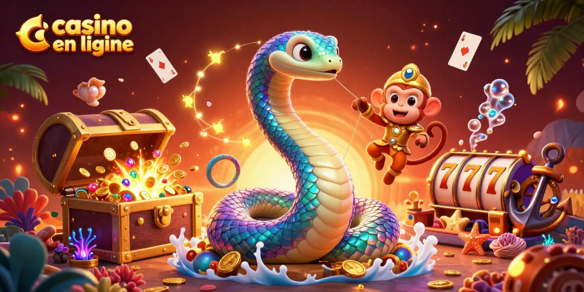 Gagnez avec le casino en ligne grâce à cette illustration 3D captivante pleine de richesses.