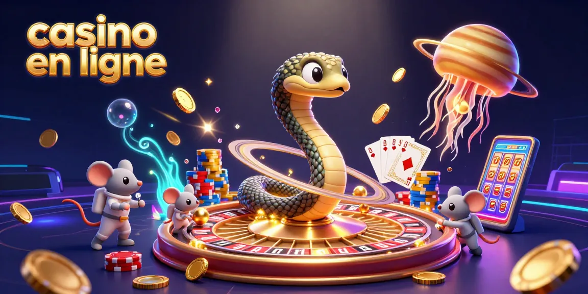 Placer des paris sur le casino en ligne avec un serpent de Saturne en roulette