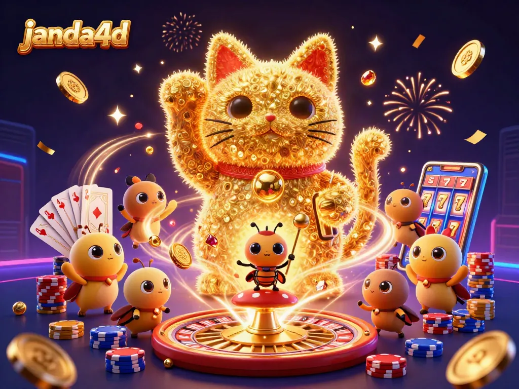 Menangkan hadiah besar di janda4d dengan simbol keberuntungan dan permainan seru.