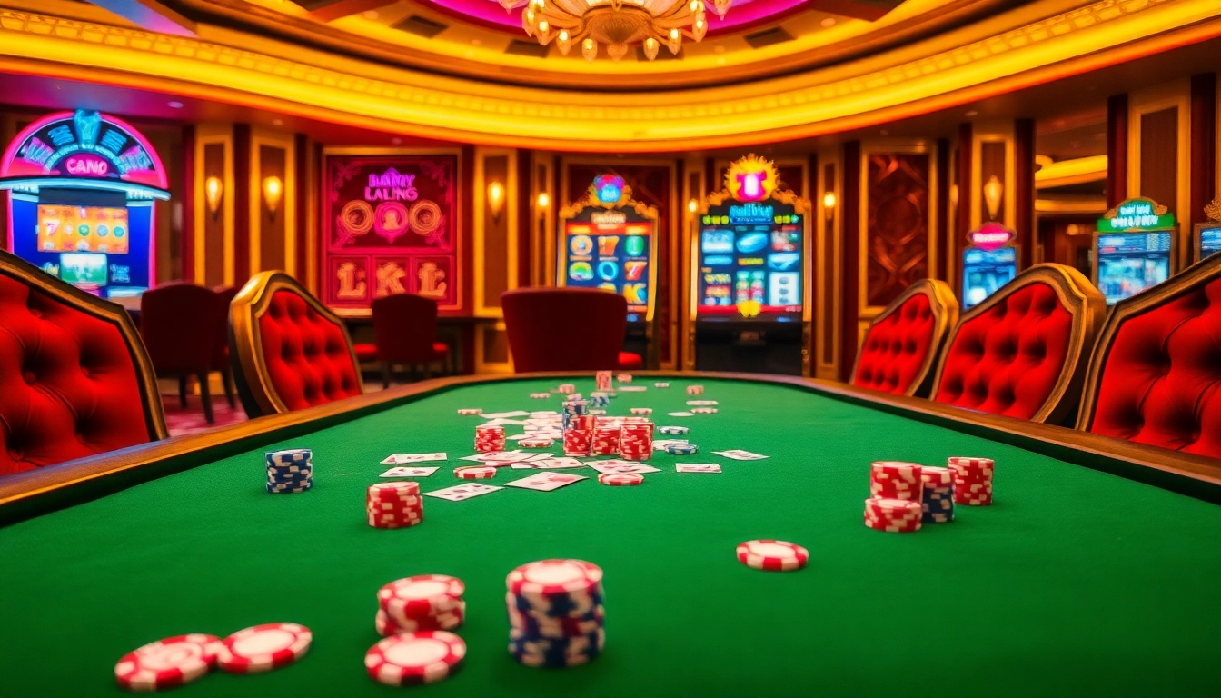 Experience the excitement of the trang chủ go8 with vibrant casino gaming elements and luxurious design.