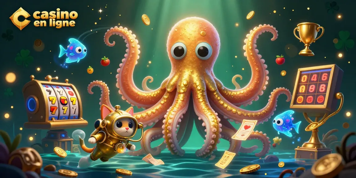 Casino en ligne : profitez des gains autour d'un kraken légendaire et de jeux palpitants.