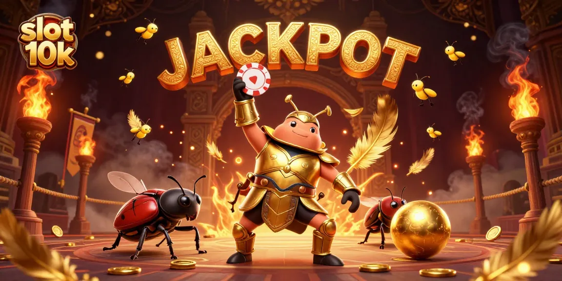 Join the excitement of slot 10k and celebrate wins in a vibrant casino scene!