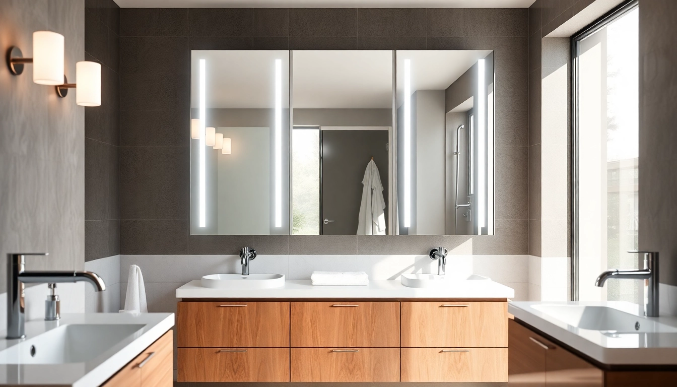 Verwandle dein Bad mit dem sonni Spiegelschrank, der elegantes Design und funktionale Beleuchtung bietet.