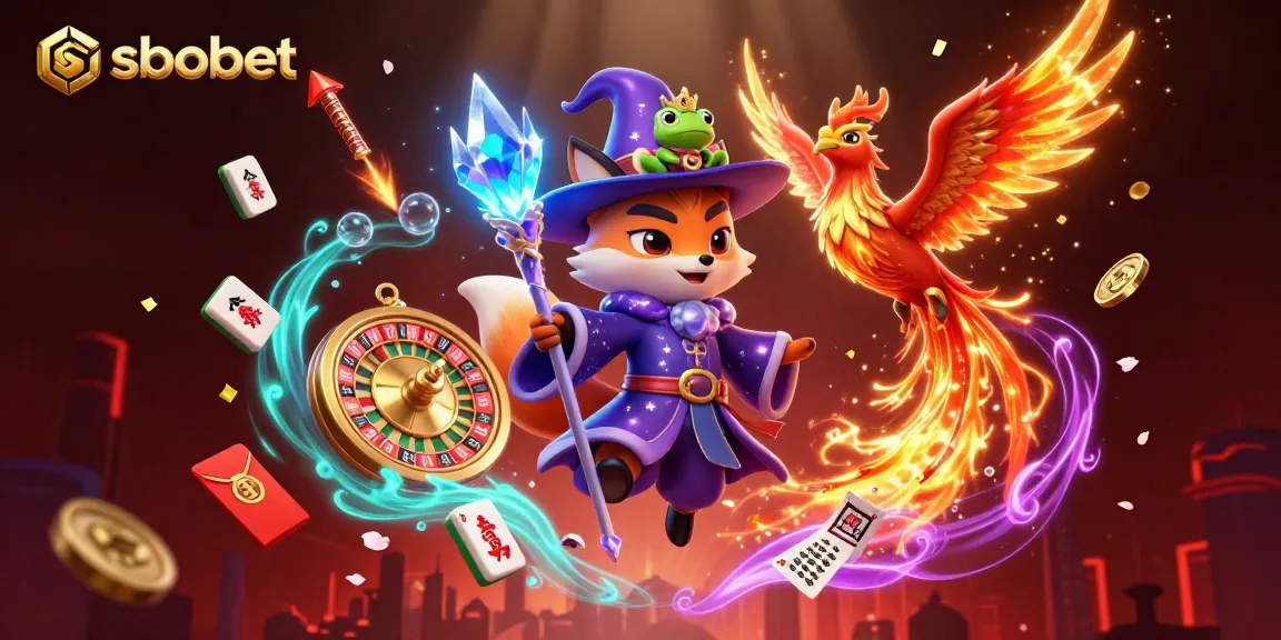 Experience sbobet winning strategies in this vibrant 3D casino fantasy scene with engaging characters and dynamic elements.