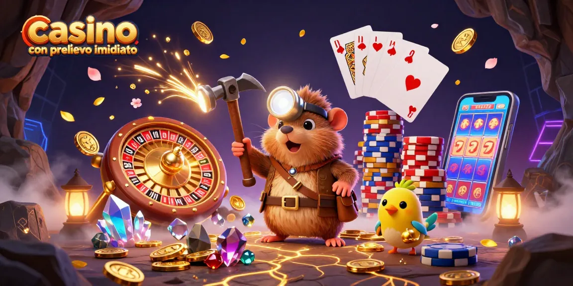 Scopri il casinò con prelievo immediato attraverso un'illustrazione 3D coinvolgente e dettagliata.