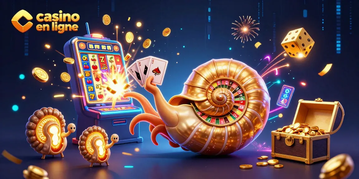 Vivez l'excitation du casino en ligne avec cette scène dynamique d'éléments de jeux.