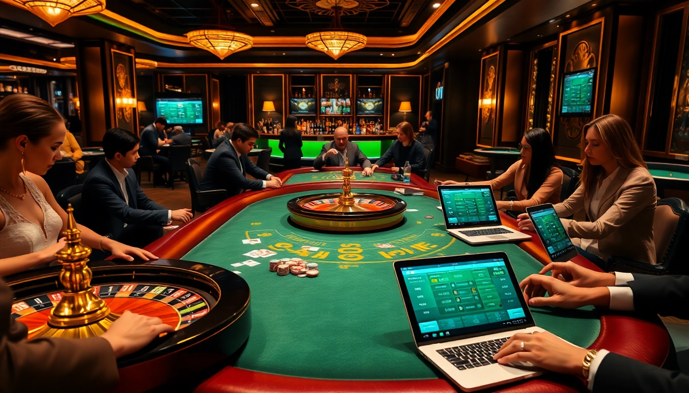 Découvrez un gameplay palpitant au casino en ligne 2026 avec des tables de poker à enjeux élevés et des fonctionnalités de luxe.