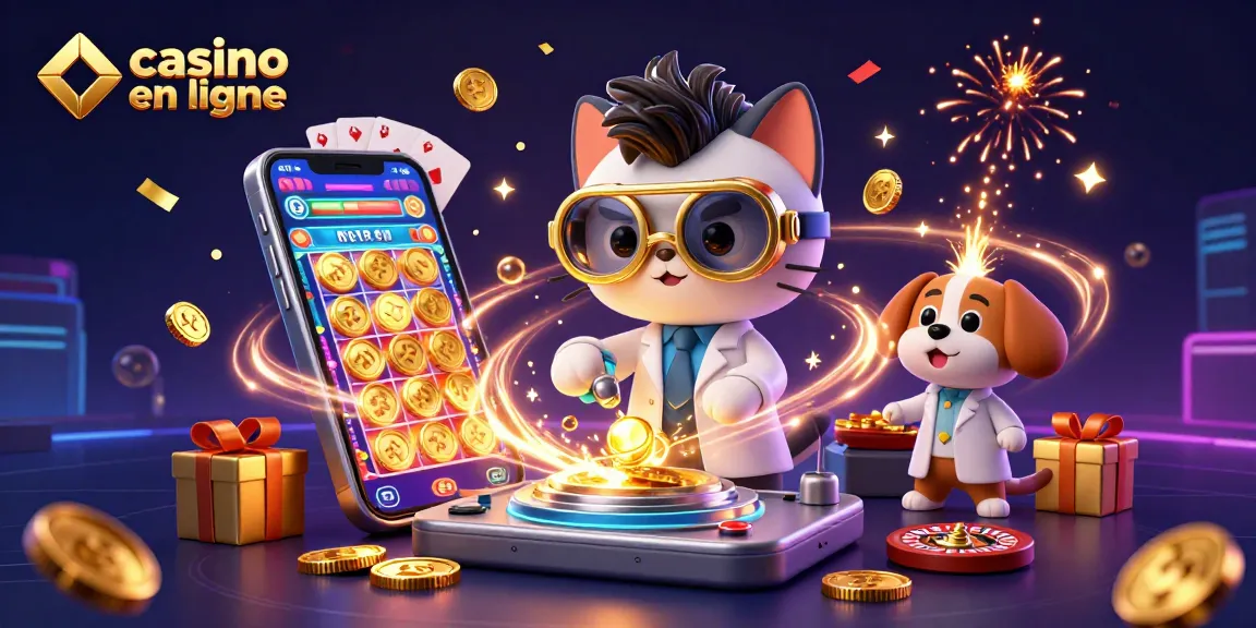 Plongez dans l'univers des jeux vidéo avec ce casino en ligne illustré en 3D, où le divertissement prend vie.