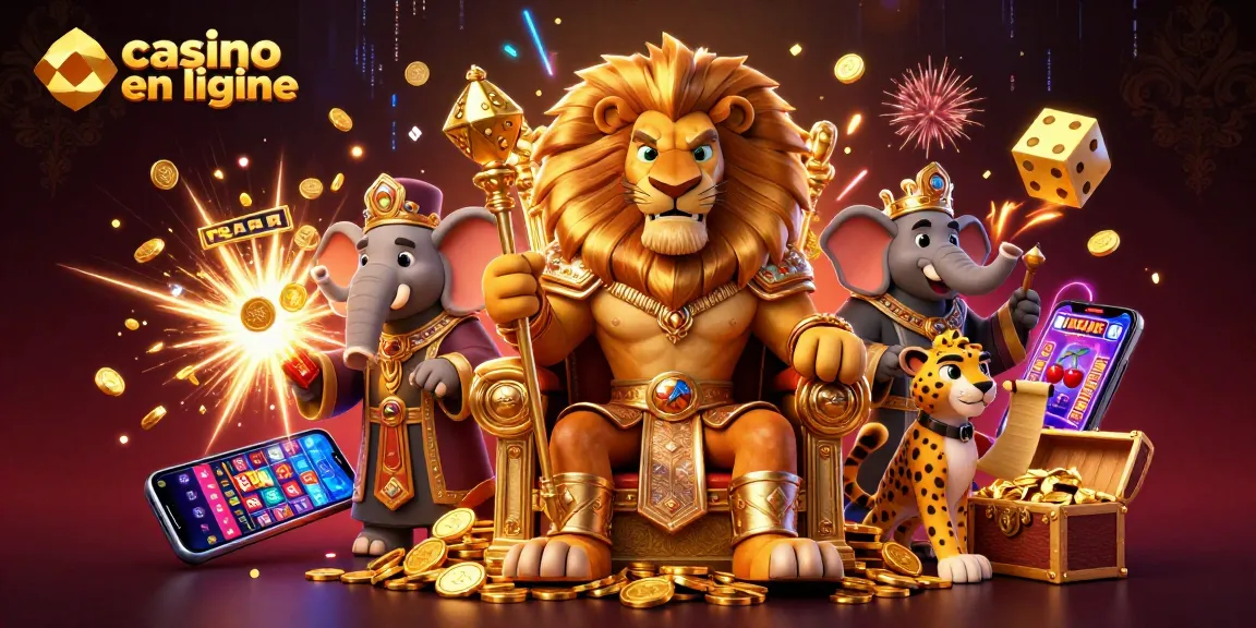 Vivez l'excitation du casino en ligne avec des personnages dynamiques et des éléments de jeux animés.