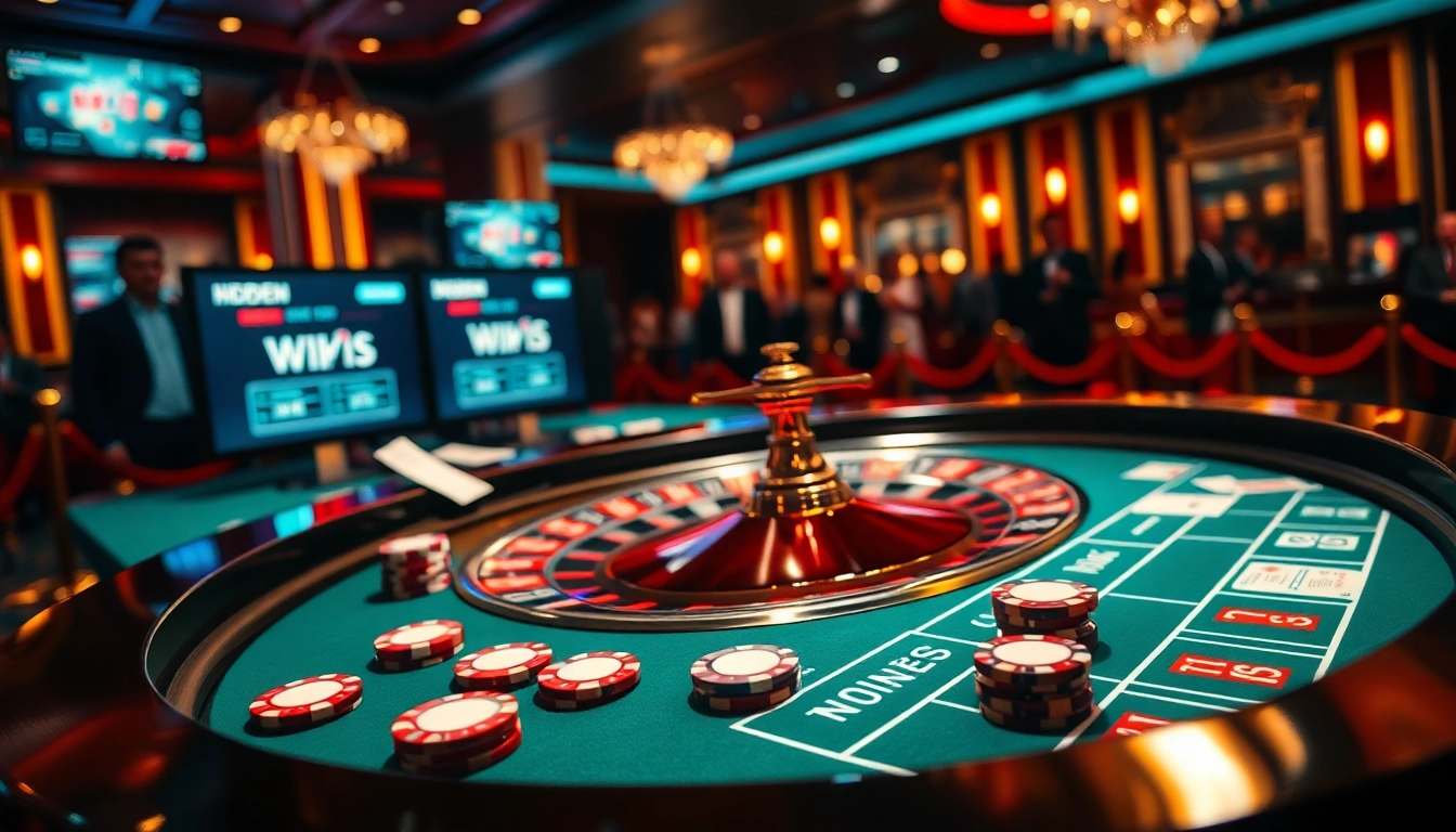 Engage with top hidden wiki links while playing at a vibrant casino roulette table.