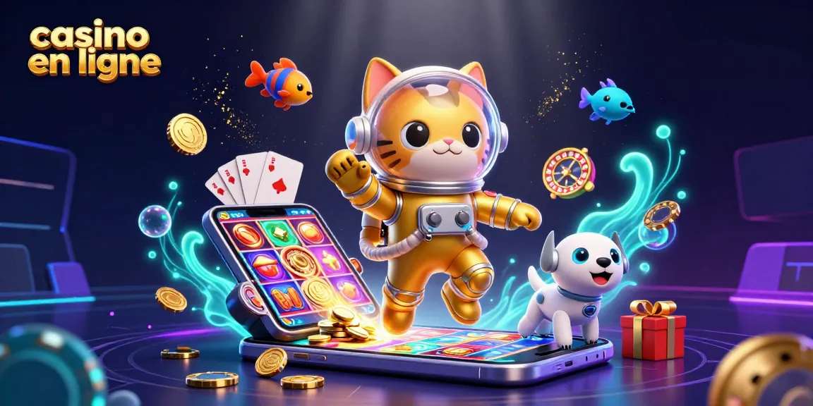 Gagnez votre expérience au casino en ligne avec ce chat astronaute et son robot compagnon parmi les jeux de hasard