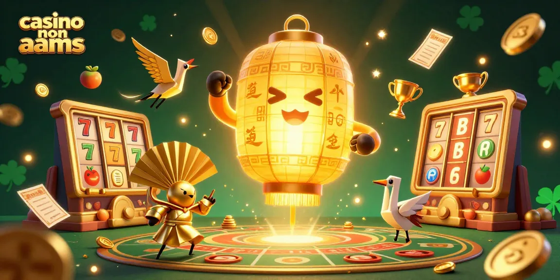 Visualizza il fascino del casino non AAMS con simboli fortunati e giochi con elementi dinamici.