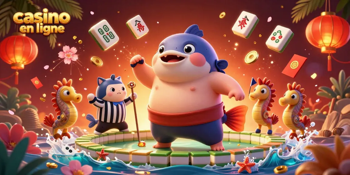 Vivez l'excitation des casinos en ligne avec ce fugu dans un ring sous-marin.