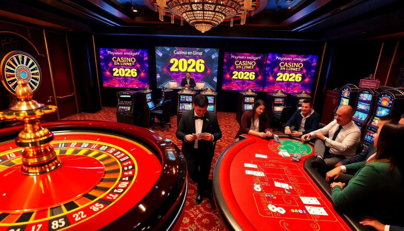 Découvrez l'excitation du casino en ligne 2026 avec des machines à sous dynamiques, des tables élégantes et des croupiers professionnels.