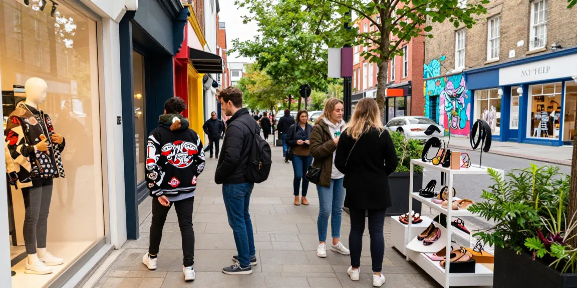 Dynamic urban shopping experience at https://forumup.org/shop/search.php?ca_id=&addr1=&addr2=&addr3=&schKeyword= with friends exploring boutiques and trendy fashion.
