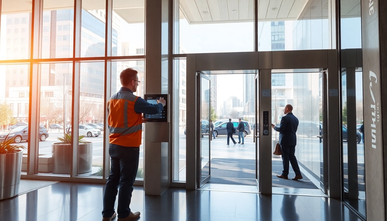 Enhancing access with Evolution Entrance Systems in a modern business environment.