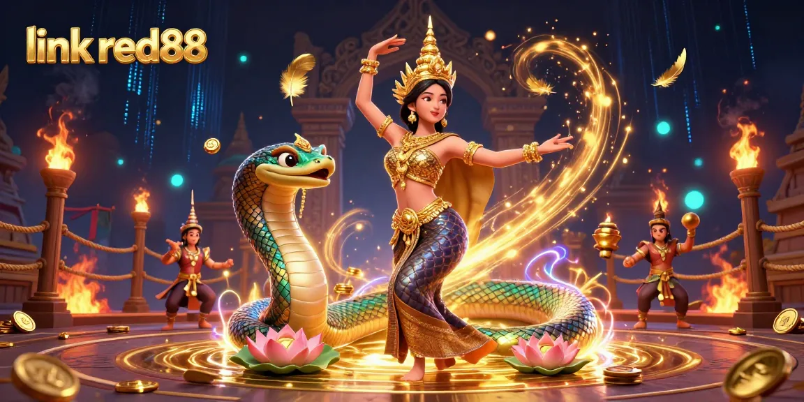 Experience the excitement of link red88 with vibrant casino-themed 3D illustration showcasing traditional Asian elements.