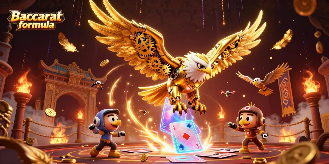Engage in the ultimate Baccarat formula gaming experience with vibrant 3D casino visuals and dynamic elements.