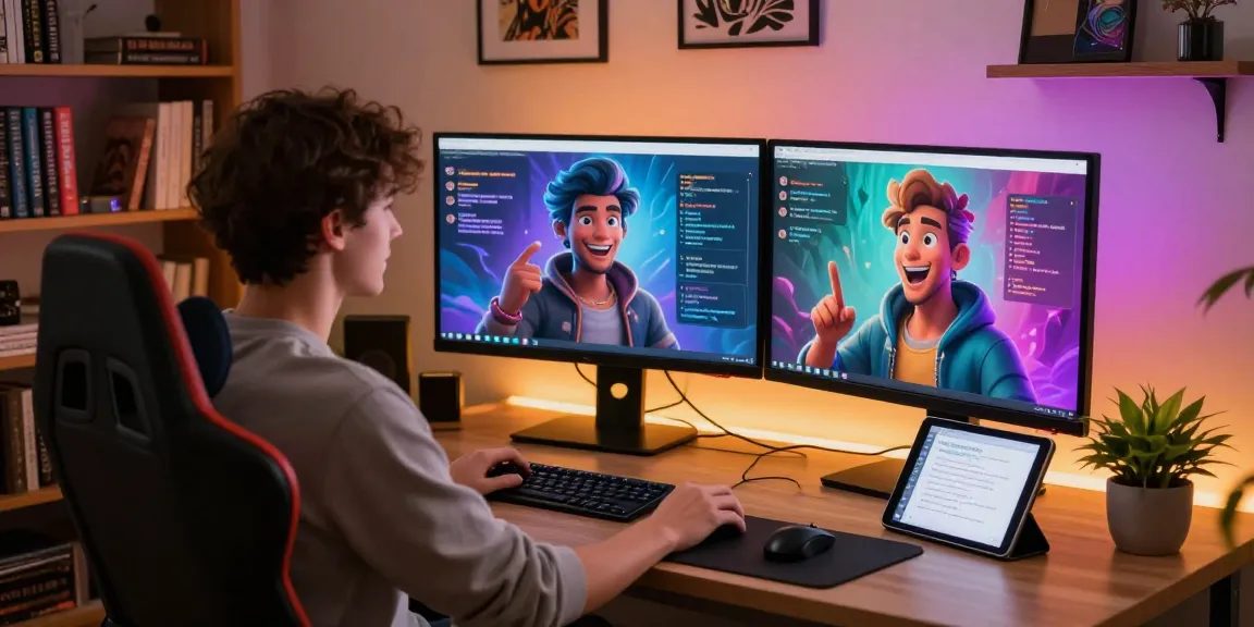 Engaging session with Tavern AI, showcasing immersive chat interactions on modern workstation with vibrant AI character displays.