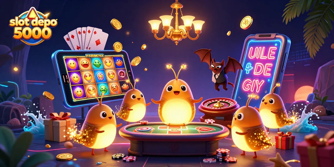 Experience thrilling gameplay at slot depo 5000 with vibrant casino elements and engaging visuals.